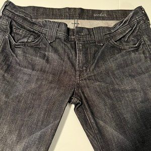 7 For All Mankind Rocker Jeans - Rinsed Black - NWOT